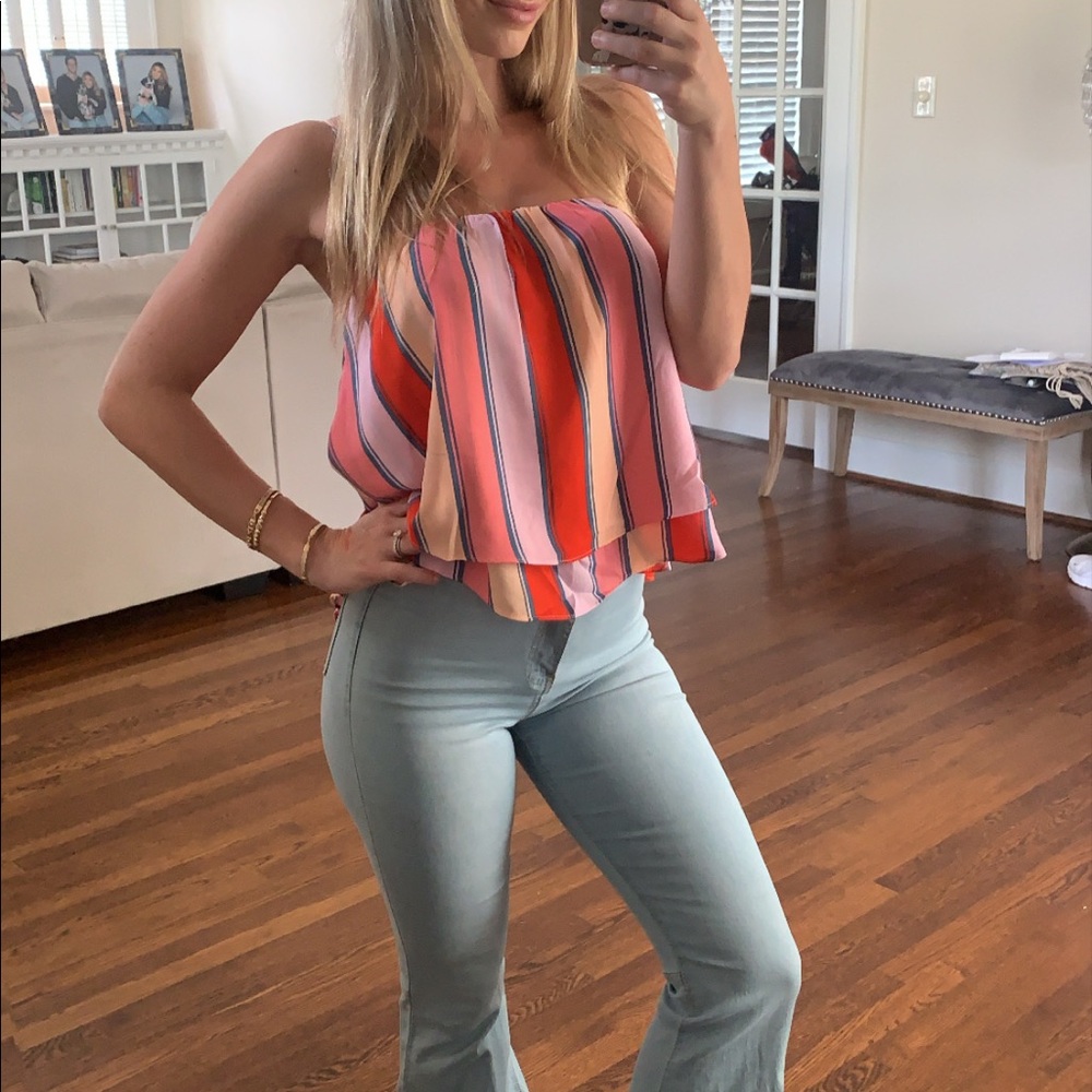 Geena fruit stripe tank